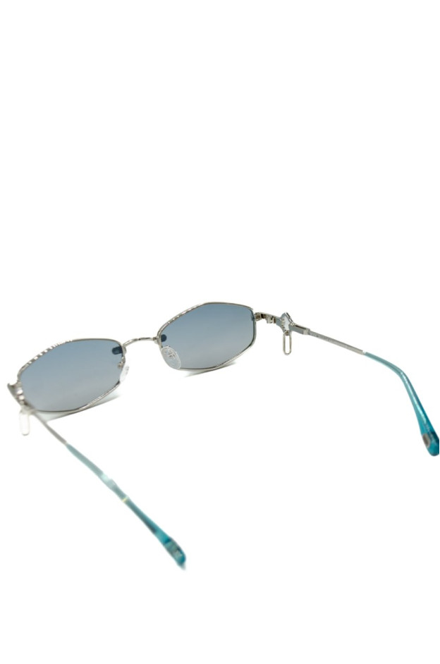 Окуляри сонцезахисні для дівчинки на літо SK3043 блакитний LEKE Polarized