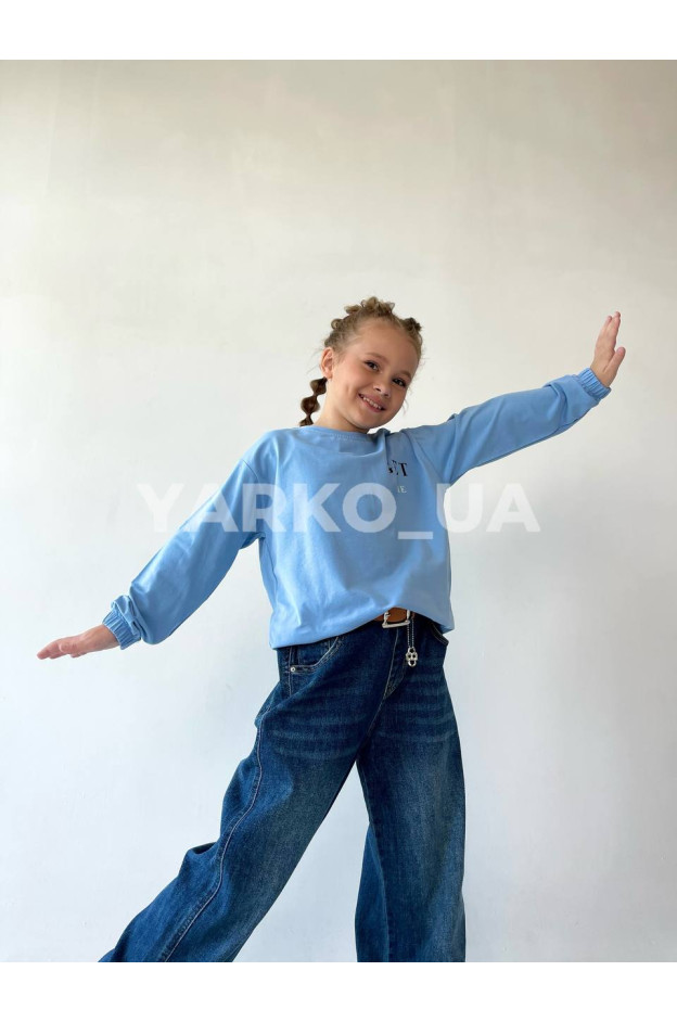 Світшот для дівчаток весна/осінь 22-7003 з котону GET THE 152(р)