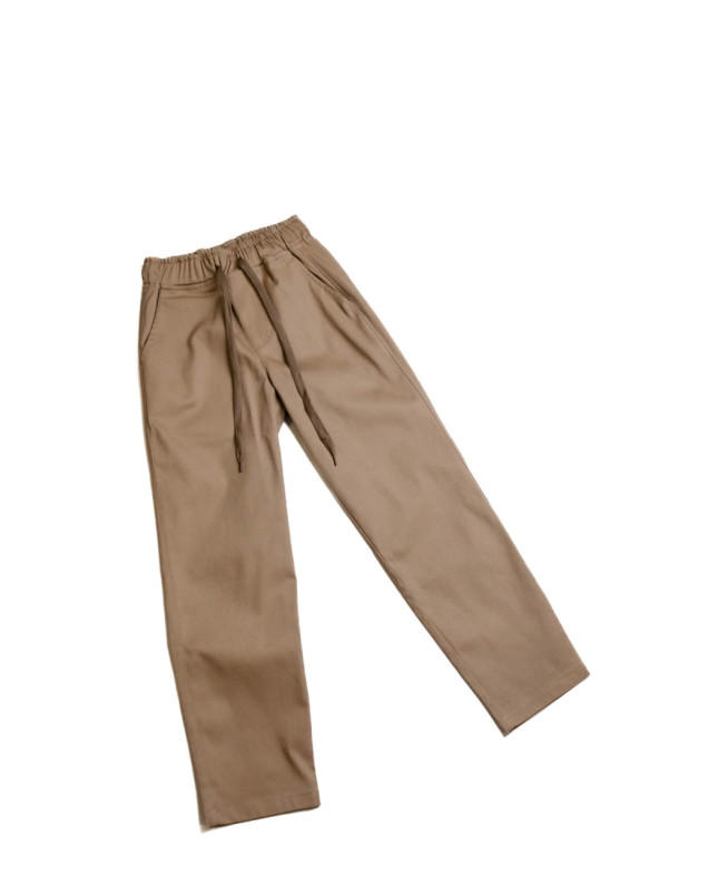 Брюки для хлопчика весна-осінь 25310 котон темний беж база 122(р) 