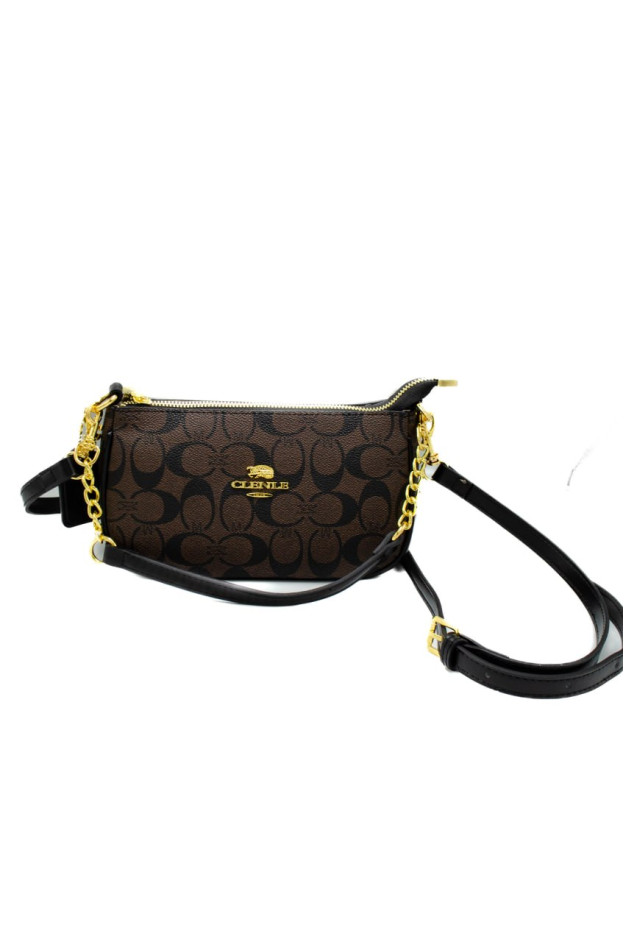 Сумка для дівчинки 641# екошкіра шоколад 22*7*13 CLENLE