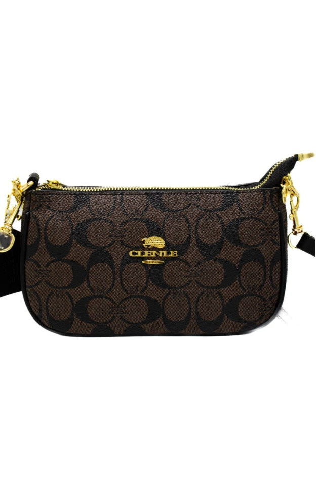 Сумка для дівчинки 641# екошкіра шоколад 22*7*13 CLENLE