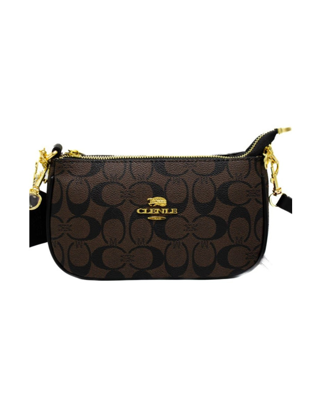 Сумка для дівчинки 641# екошкіра шоколад 22*7*13 CLENLE