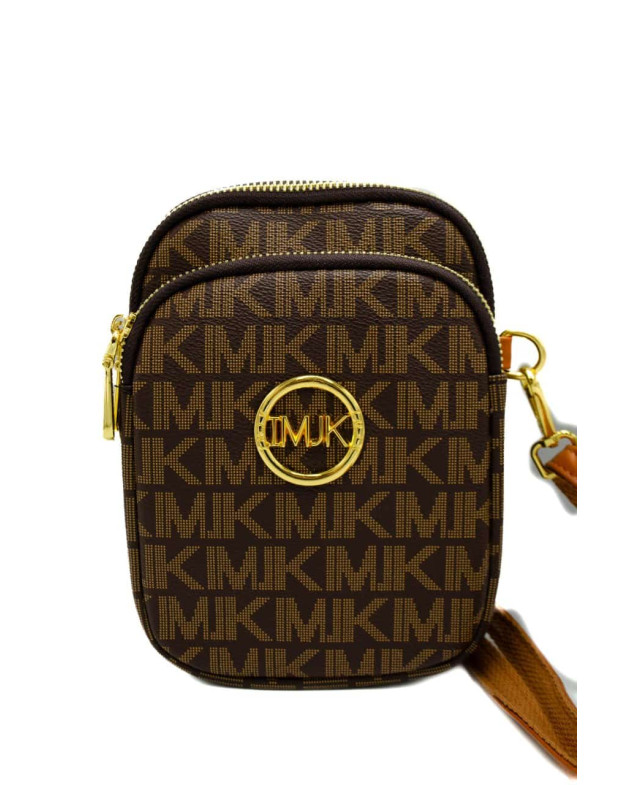 Сумка для дівчинки 632# екошкіра шоколад 14*6*19 кросбоді IMJK
