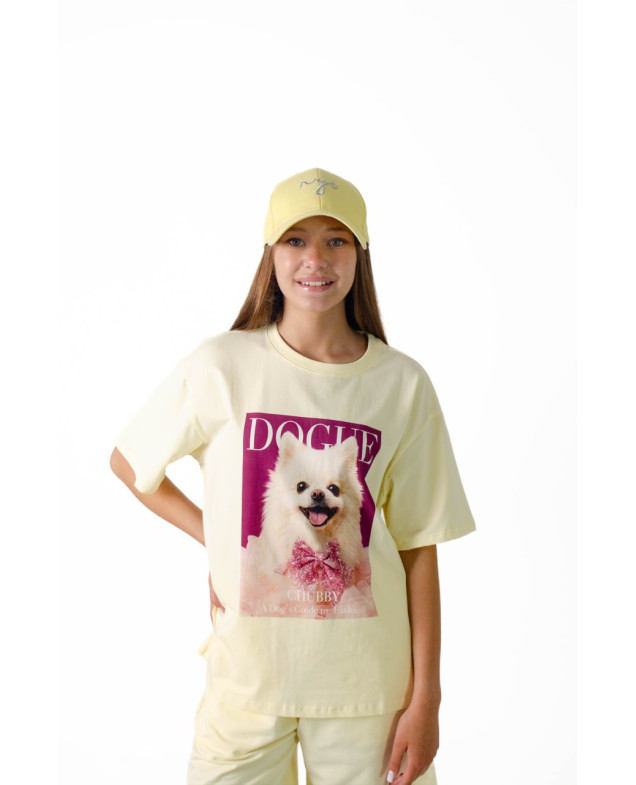 Футболка для дівчинки на літо K072 котон банан DOGUE one size(р) 