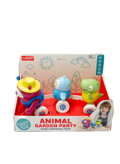 Каталка для дітей BY311 Animal Garden Party звук