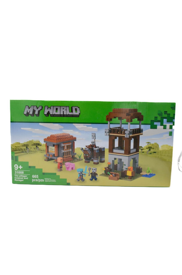 Конструктор для дітей 31008 My World ферма, 665 ел