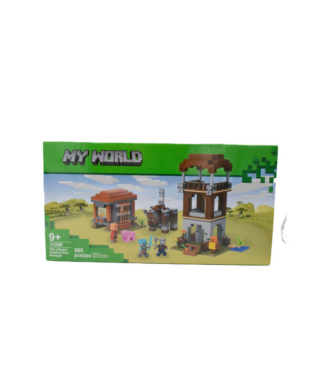 Конструктор для дітей 31008 My World ферма, 665 ел