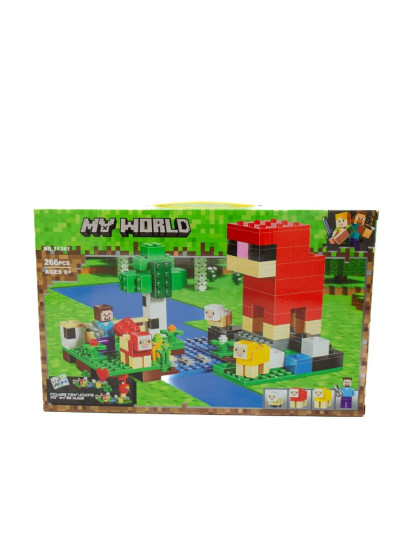 Конструктор для дітей 11361 My World Вовняна ферма, 266 ел