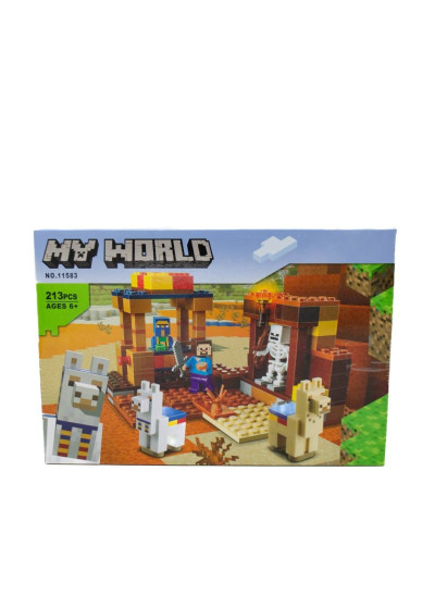 Конструктор для дітей 11583 My World Поєдинок, 213 ел