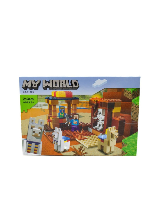 Конструктор для дітей 11583 My World Поєдинок, 213 ел