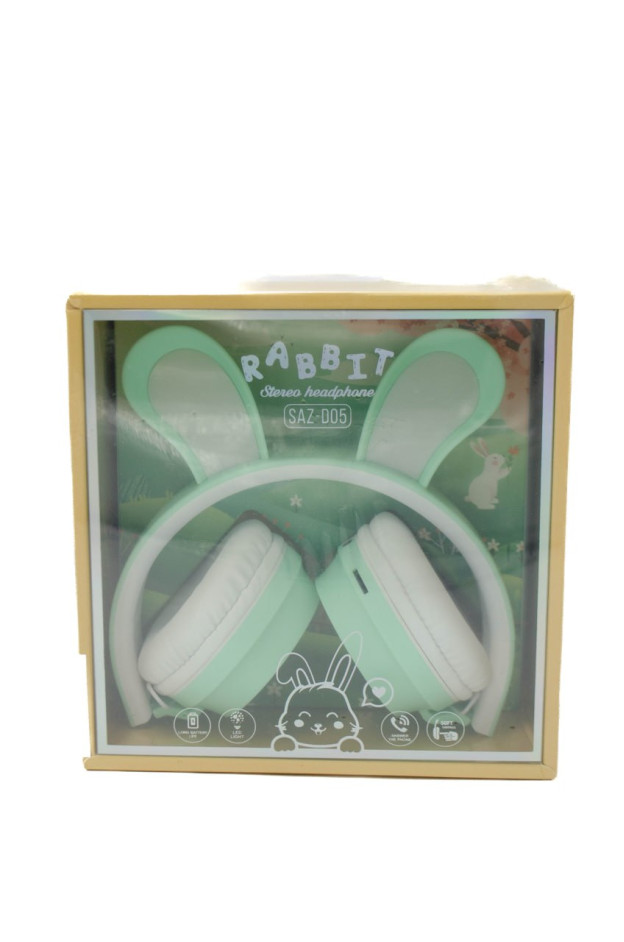 Навушники для дітей С64095 ментол Rabbit
