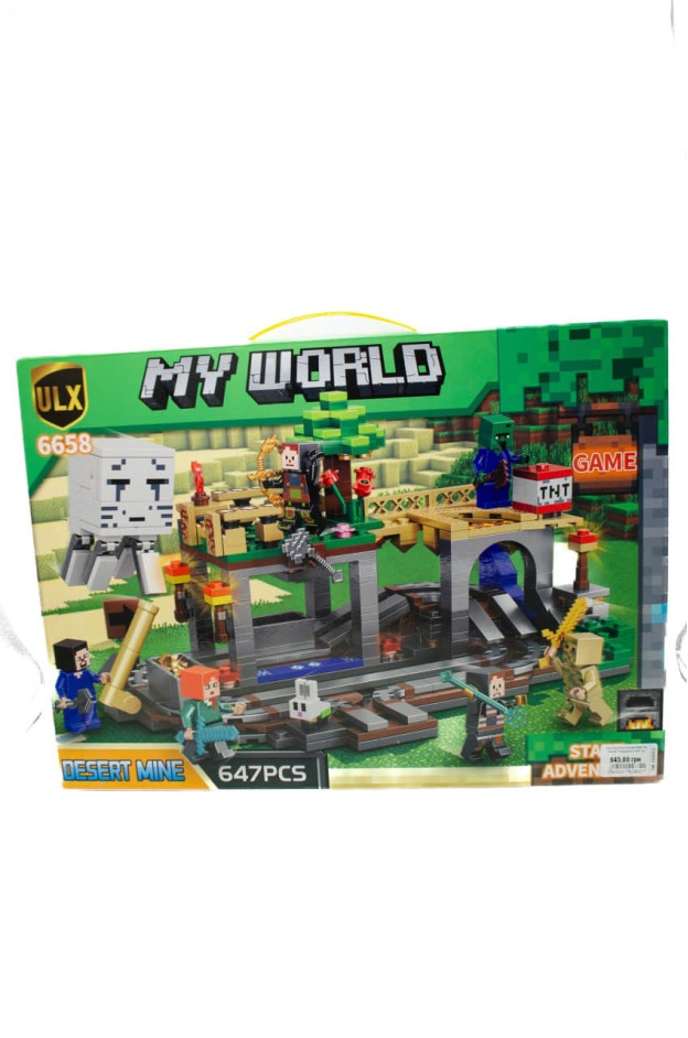 Конструктор для дітей 6658 My World Поєдинок-2 647 ел