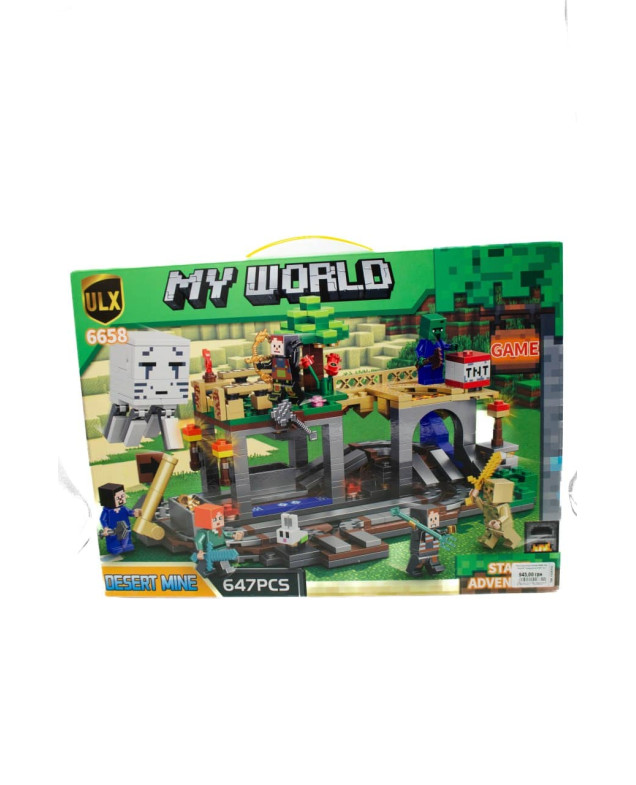 Конструктор для дітей 6658 My World Поєдинок-2 647 ел