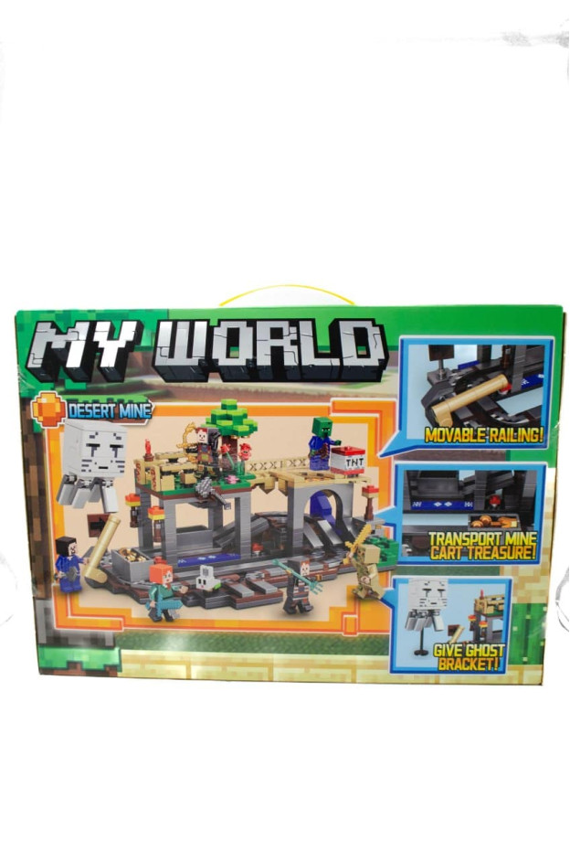 Конструктор для дітей 6658 My World Поєдинок-2 647 ел