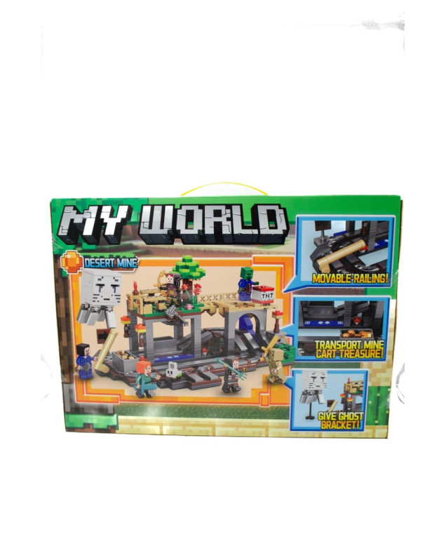 Конструктор для дітей 6658 My World Поєдинок-2 647 ел
