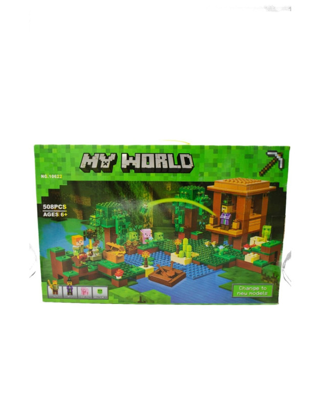 Конструктор для дітей 10622 My World Хатина відьми 508 ел