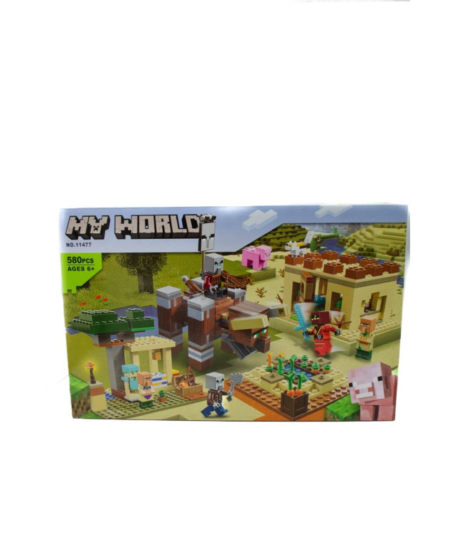 Конструктор для дітей 11477 My World Плантація 580 ел