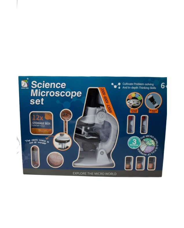 Мікроскоп для дітей SD222 Science 200х-1200х збільшення
