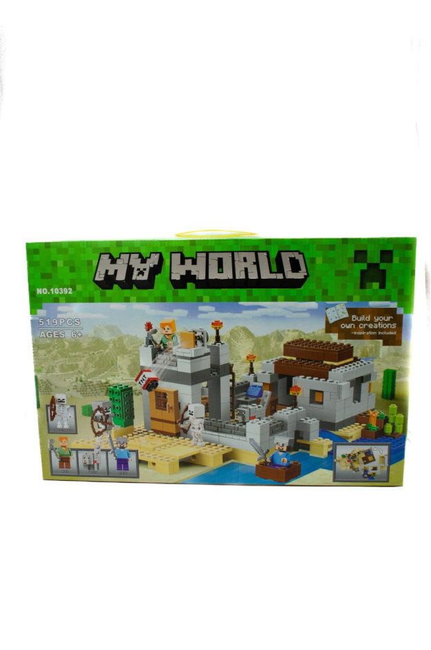 Конструктор для дітей 10392 My World Пустельна станція, 519 ел