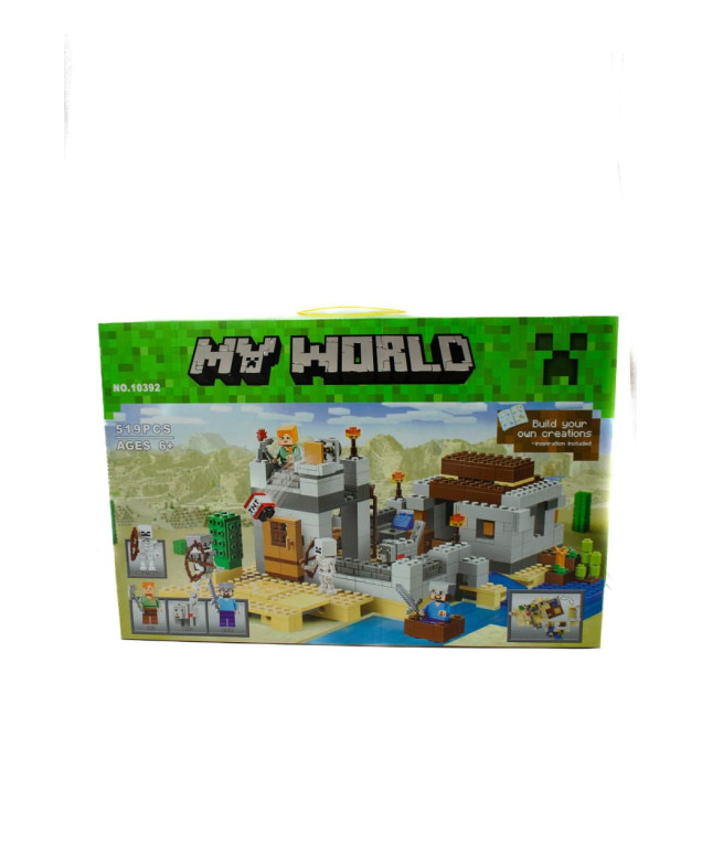 Конструктор для дітей 10392 My World Пустельна станція, 519 ел