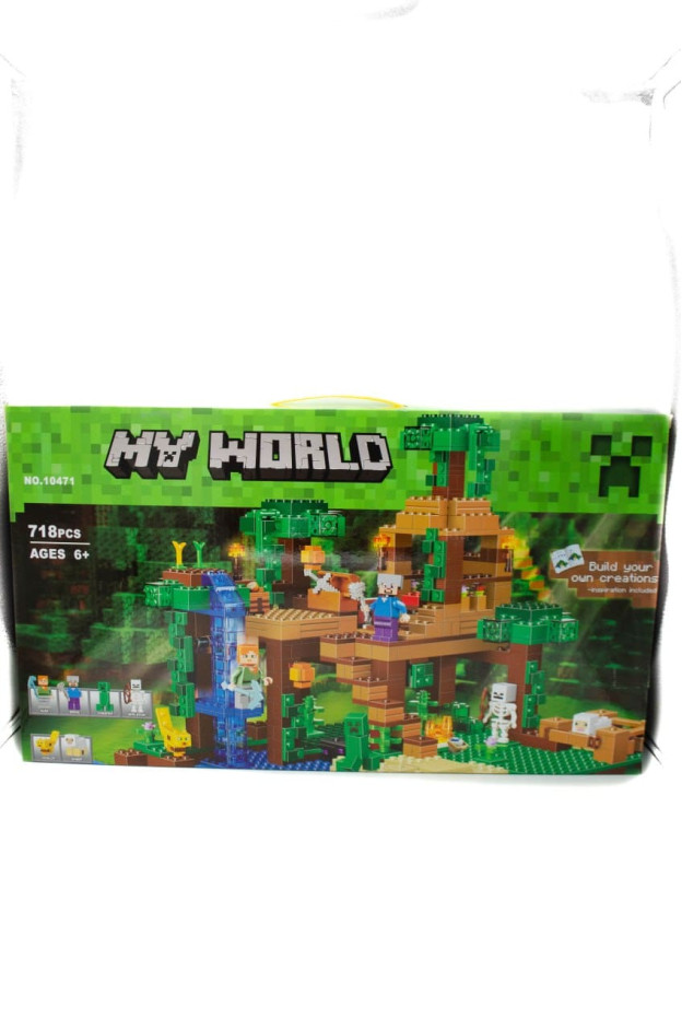Конструктор для дітей 10471 My World Будинок на дереві,718 ел