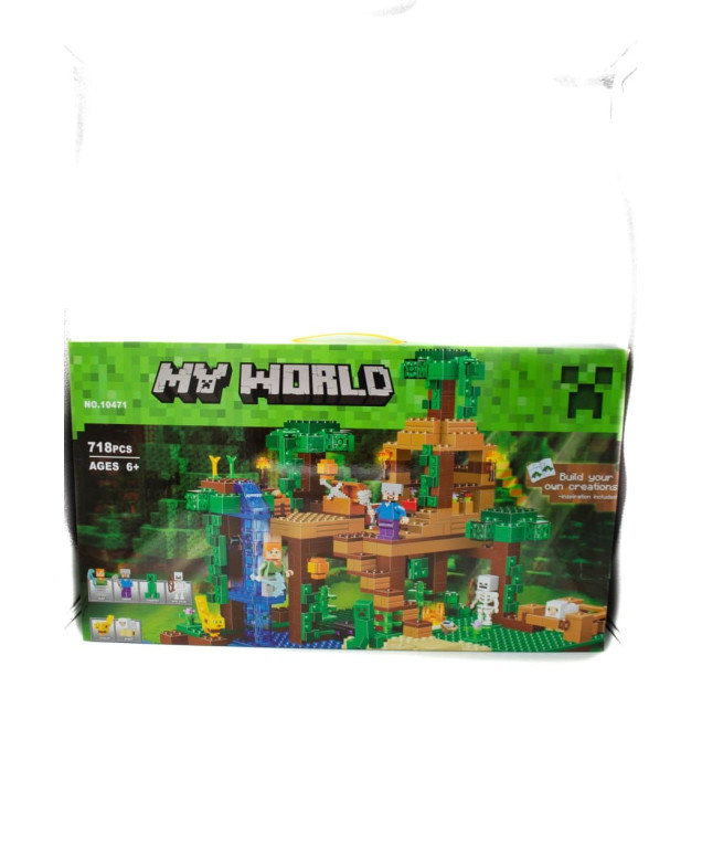 Конструктор для дітей 10471 My World Будинок на дереві,718 ел