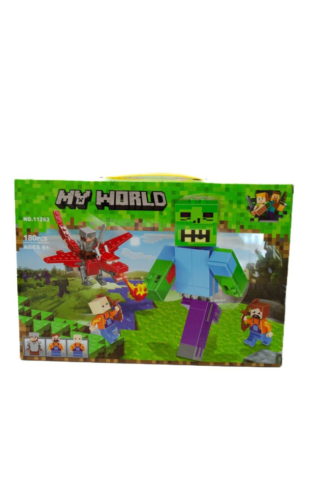 Конструктор для дітей 11263 My World Напад замбі, 180ел