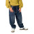 Джинси для хлопчика весна-осінь A2621 котон темно синій baggy jeans ADLER 120(р) 