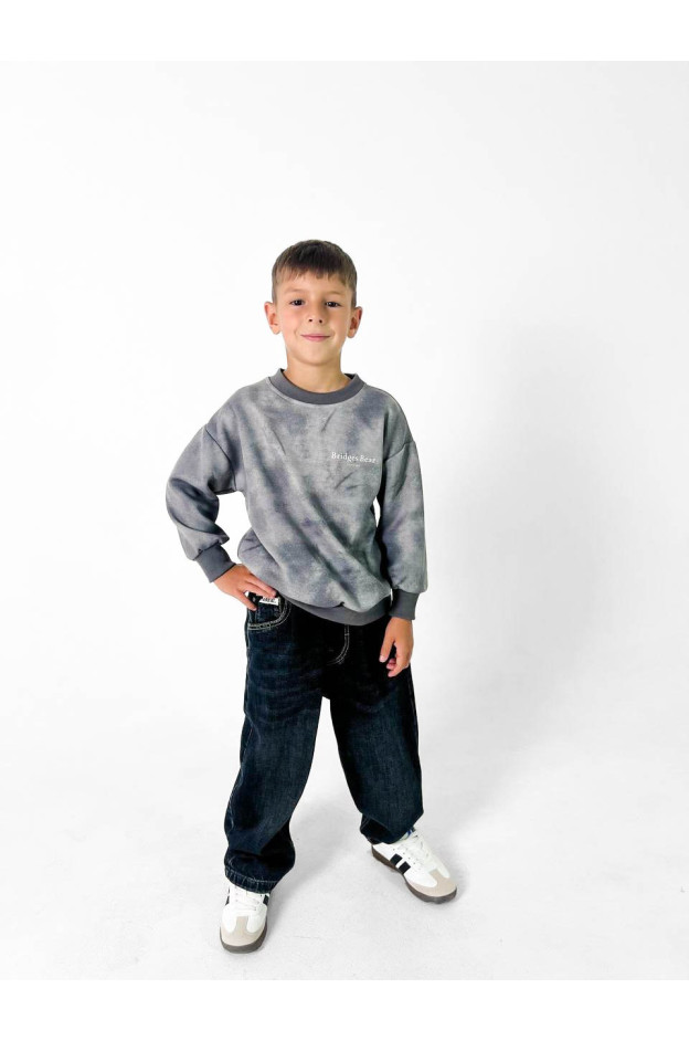 Джинси для хлопчика весна-осінь A2621 котон темно синій baggy jeans ADLER 130(р) 