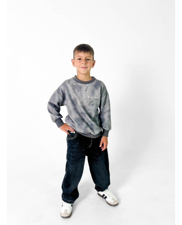 Джинси для хлопчика весна-осінь A2621 котон темно синій baggy jeans ADLER 130(р) 