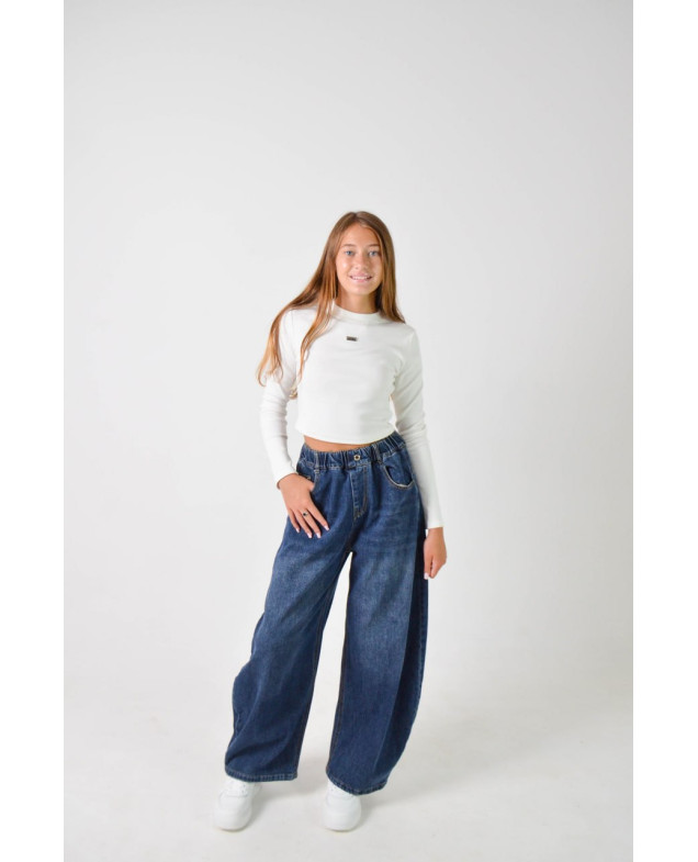 Джинси для дівчинки весна-осінь 26-YQ6690 котон синій baggy jeans IFFANY 175(р) 