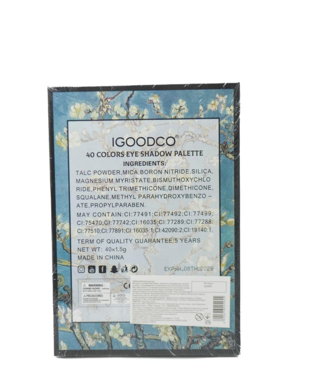 Косметика для дівчинки IG3680 палетка Van Gogh,40 кольорів
