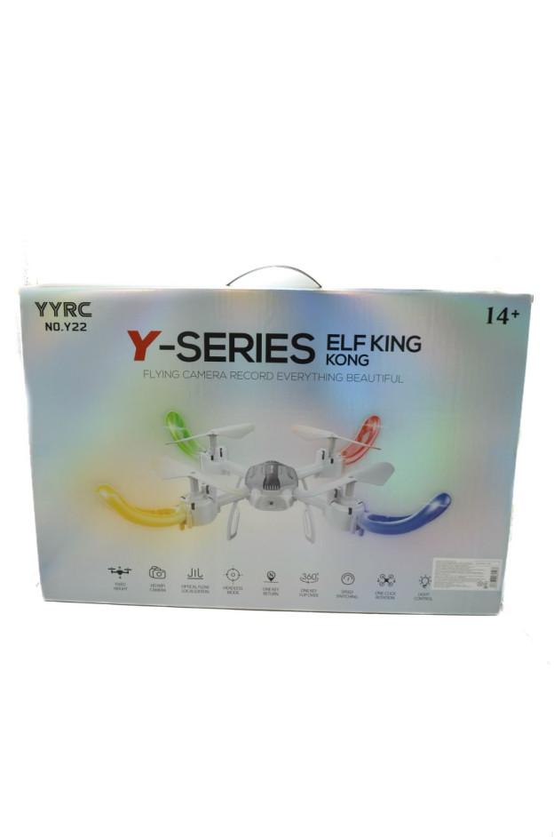 Квадрокоптер для дітей Y22 Y-SERIES,підсвічування/headless mode
