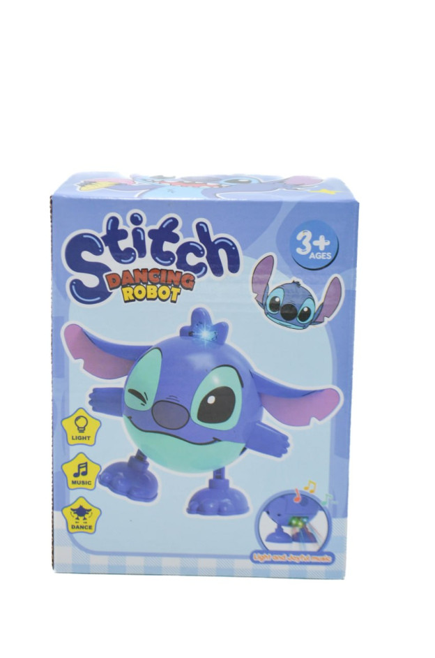 Іграшка інтерактивна для дітей 9908 Stitch,музика/танці/підсвічування