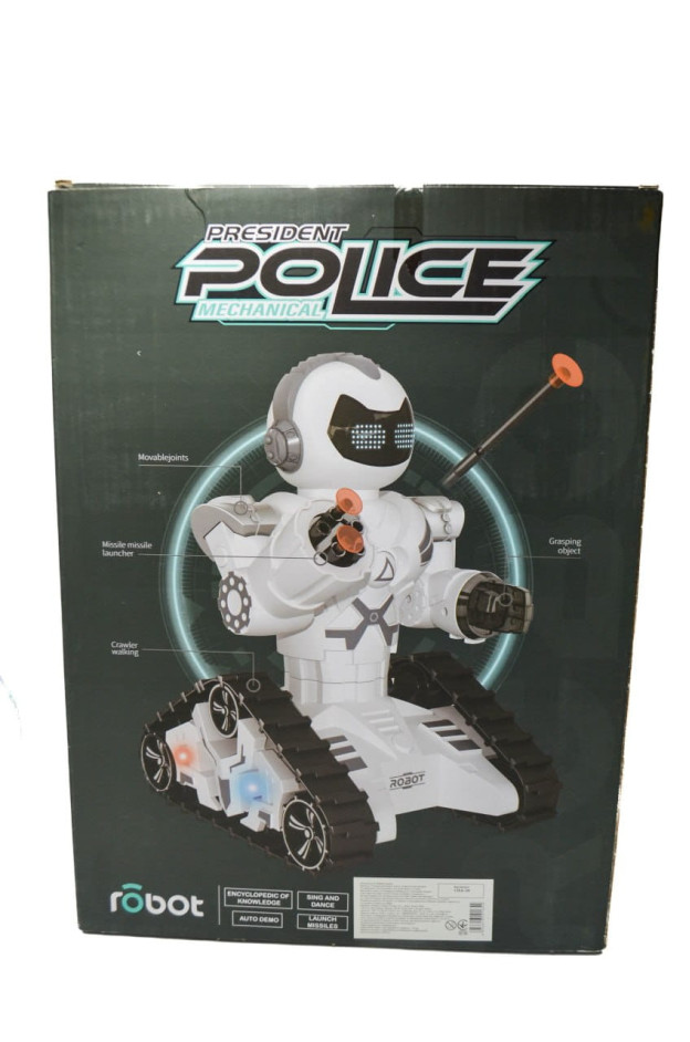 Робот для дітей 128A-39 Police,гусеничний хід/патрони/підсвічуванння/мелодії