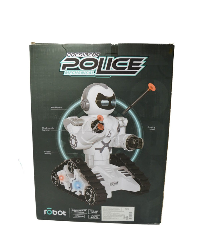 Робот для дітей 128A-39 Police,гусеничний хід/патрони/підсвічуванння/мелодії