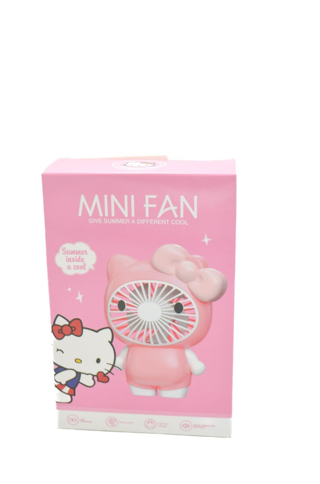 Вентилятор для дівчинки M18598 Hello Kitty,акумулятор