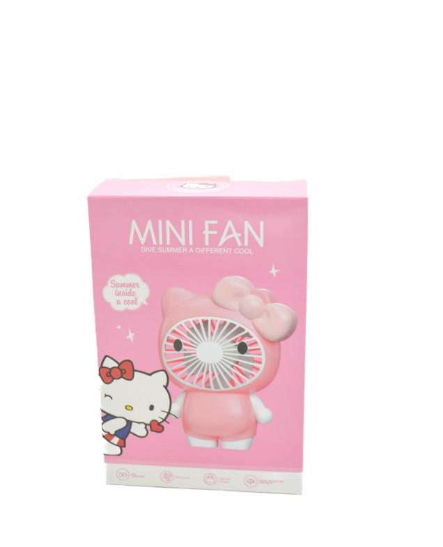 Вентилятор для дівчинки M18598 Hello Kitty,акумулятор