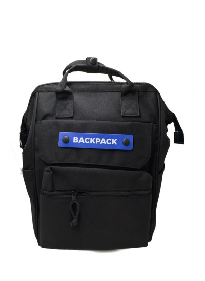Рюкзак для дівчинки або длч хлопчика S265 текстиль чорний 38*25*20 Backpack