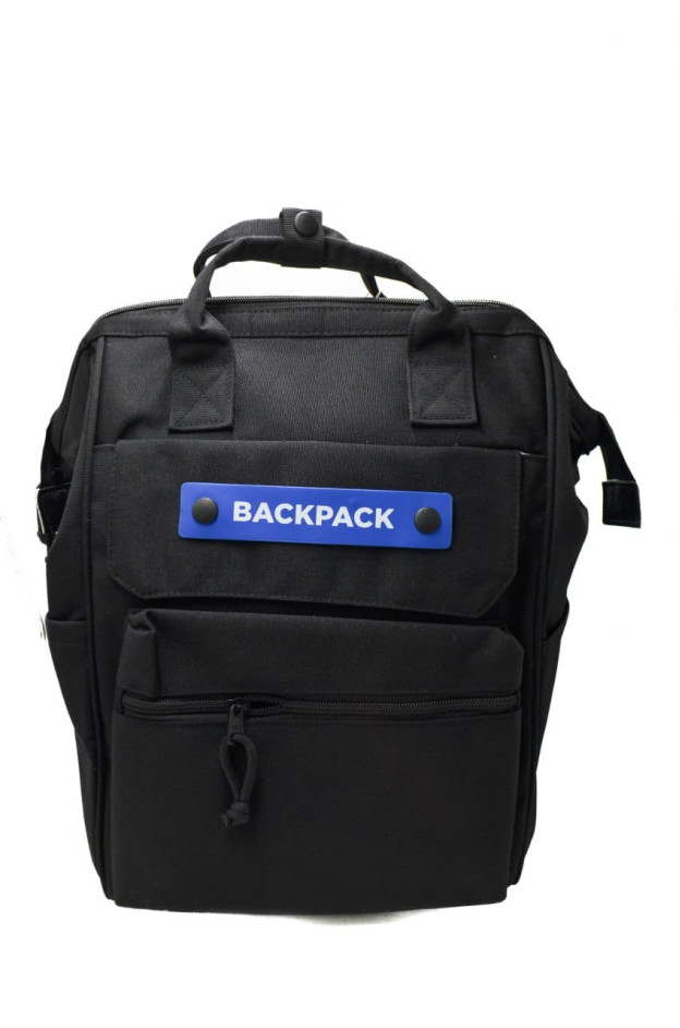 Рюкзак для дівчинки або длч хлопчика S265 текстиль чорний 38*25*20 Backpack