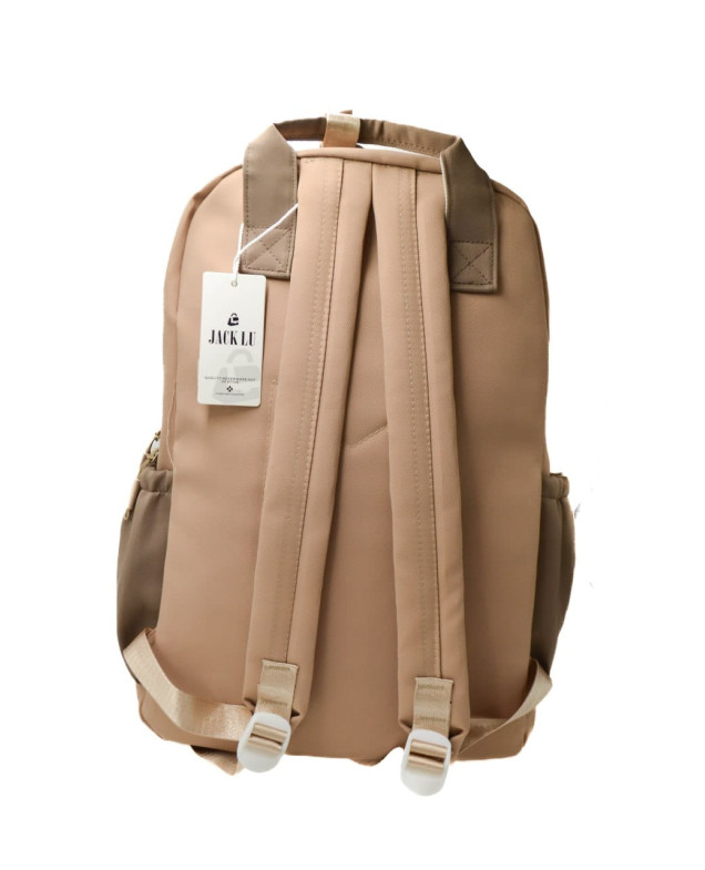 Рюкзак для дівчинки або для хлопчика S537# текстиль капучино 45*30*17 Coffee