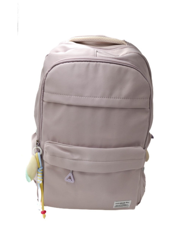 Рюкзак для дівчинки M5106# текстиль ліловий 46*31*15 Брелок-місяць