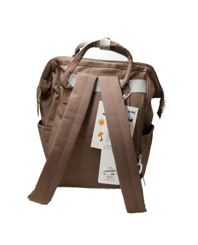 Рюкзак для дівчинки або для хлопчика S265 текстиль коричневий 38*25*20 Backpack
