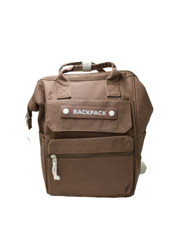 Рюкзак для дівчинки або для хлопчика S265 текстиль коричневий 38*25*20 Backpack