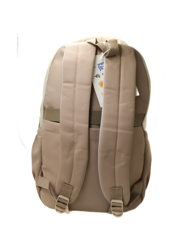 Рюкзак для дівчинки S470# текстиль лате/беж 46*31*15 Зайчик з зірочкою