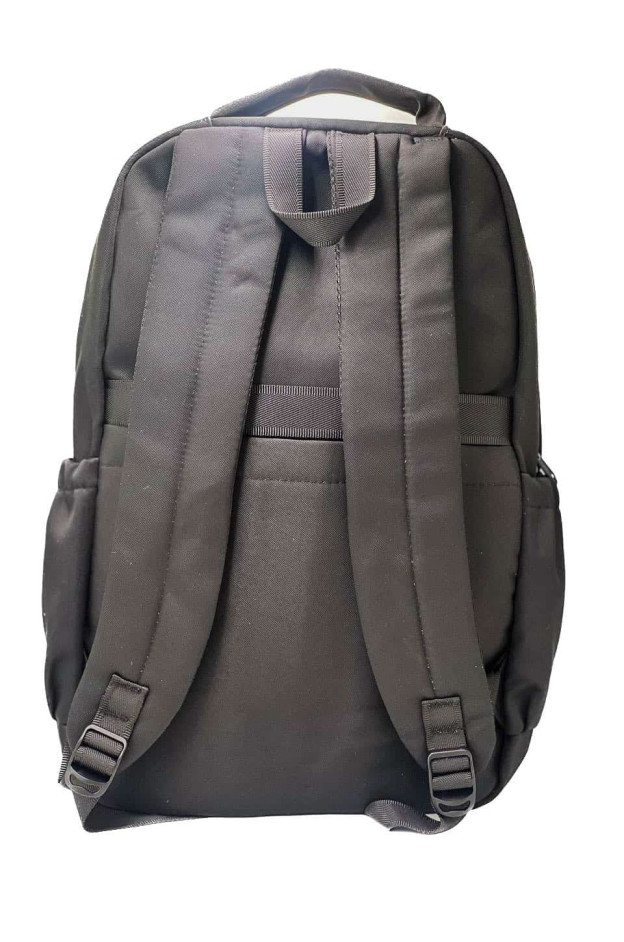 Рюкзак для дівчинки S470# текстиль чорний 46*31*15 Зайчик з зірочкою