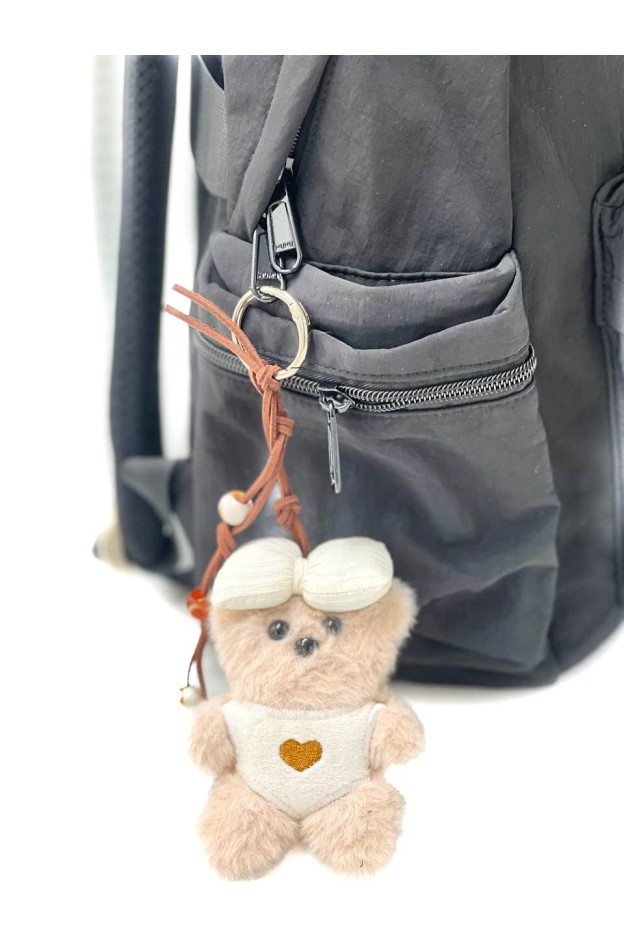 Рюкзак для дівчинки P7556 текстиль чорний 44*30*14 Happylucky