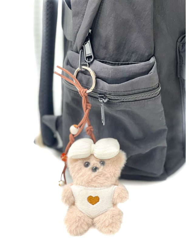 Рюкзак для дівчинки P7556 текстиль чорний 44*30*14 Happylucky