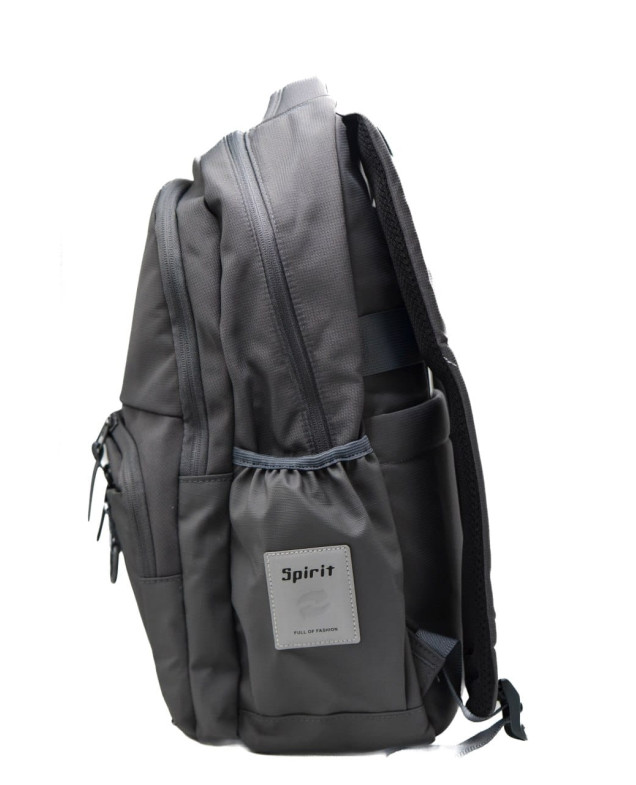 Рюкзак для дівчинки або для хлопчика S479 текстиль графіт 43*30*16 Spirit
