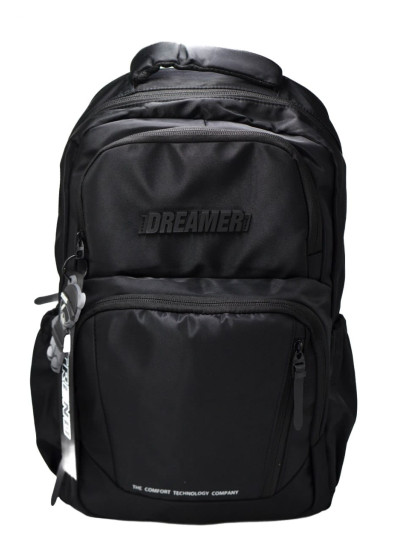Рюкзак для дівчинки або для хлопчика S487 текстиль чорний 42*28*14 Dreamer